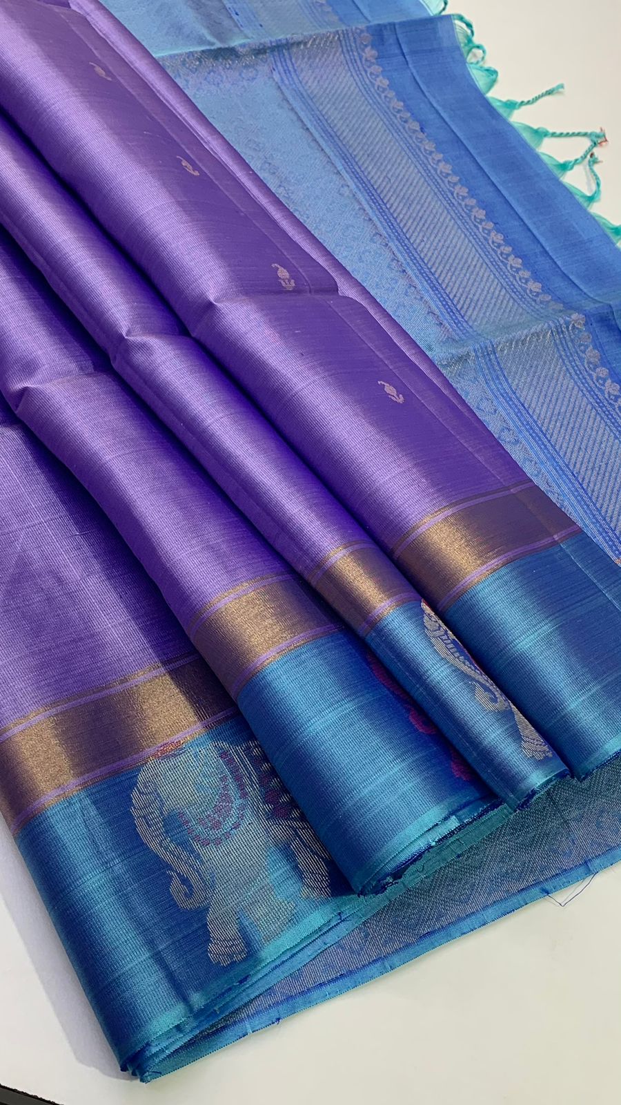 Pure Kanchi Handloom Soft  Double Warp Silk Sarees